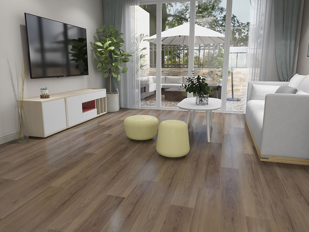 Pavimentazione LVT con retro secco