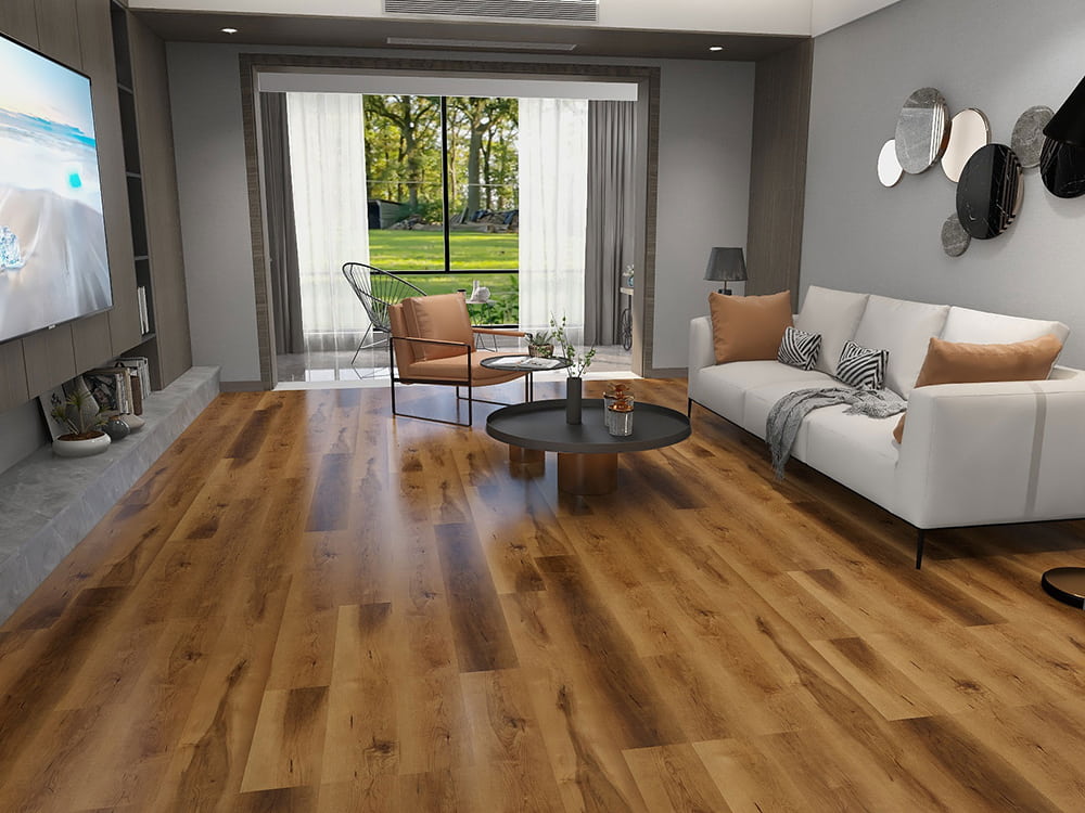 Pavimentazione LVT con retro secco